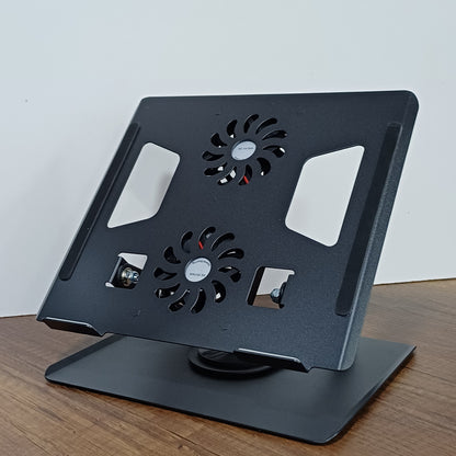 Cooler para laptop 360° con 2 ventiladores