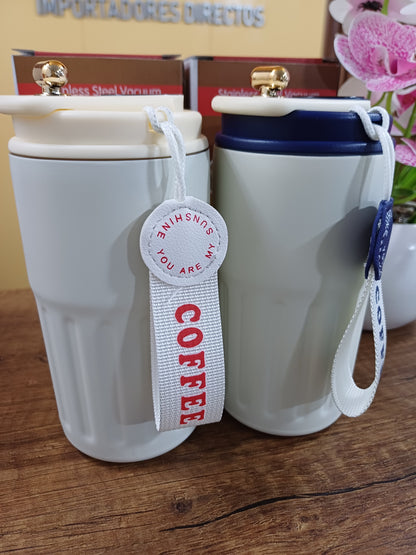 Termo de café inteligente con pantalla LED