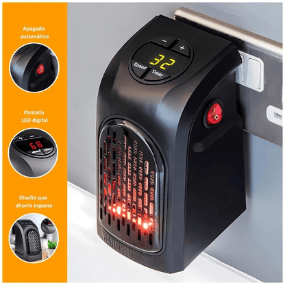 Calefactor de pantalla LED Handy Heater