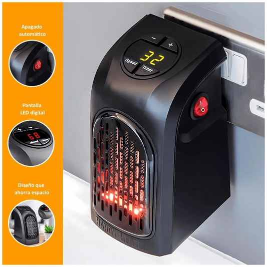 Calefactor de pantalla LED Handy Heater