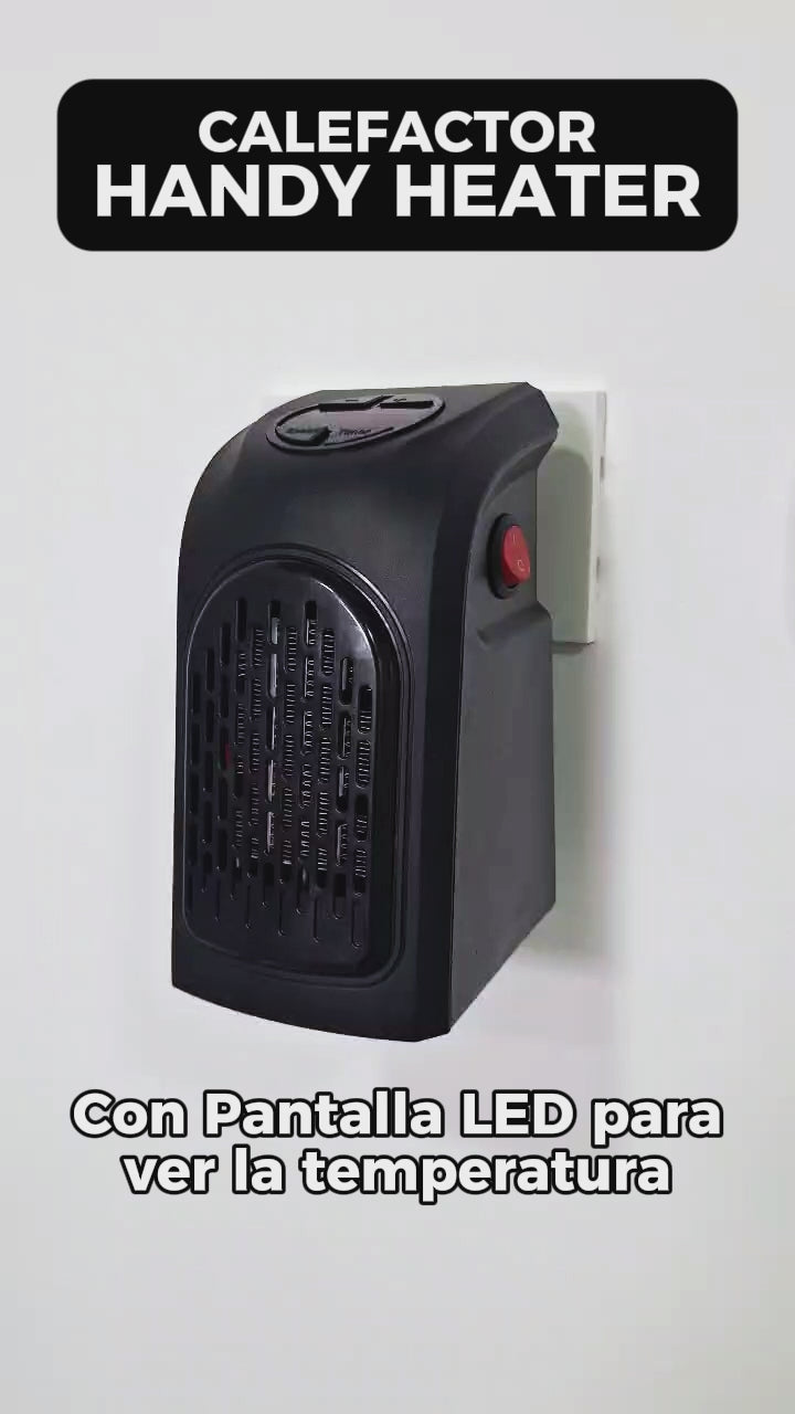 Calefactor de pantalla LED Handy Heater